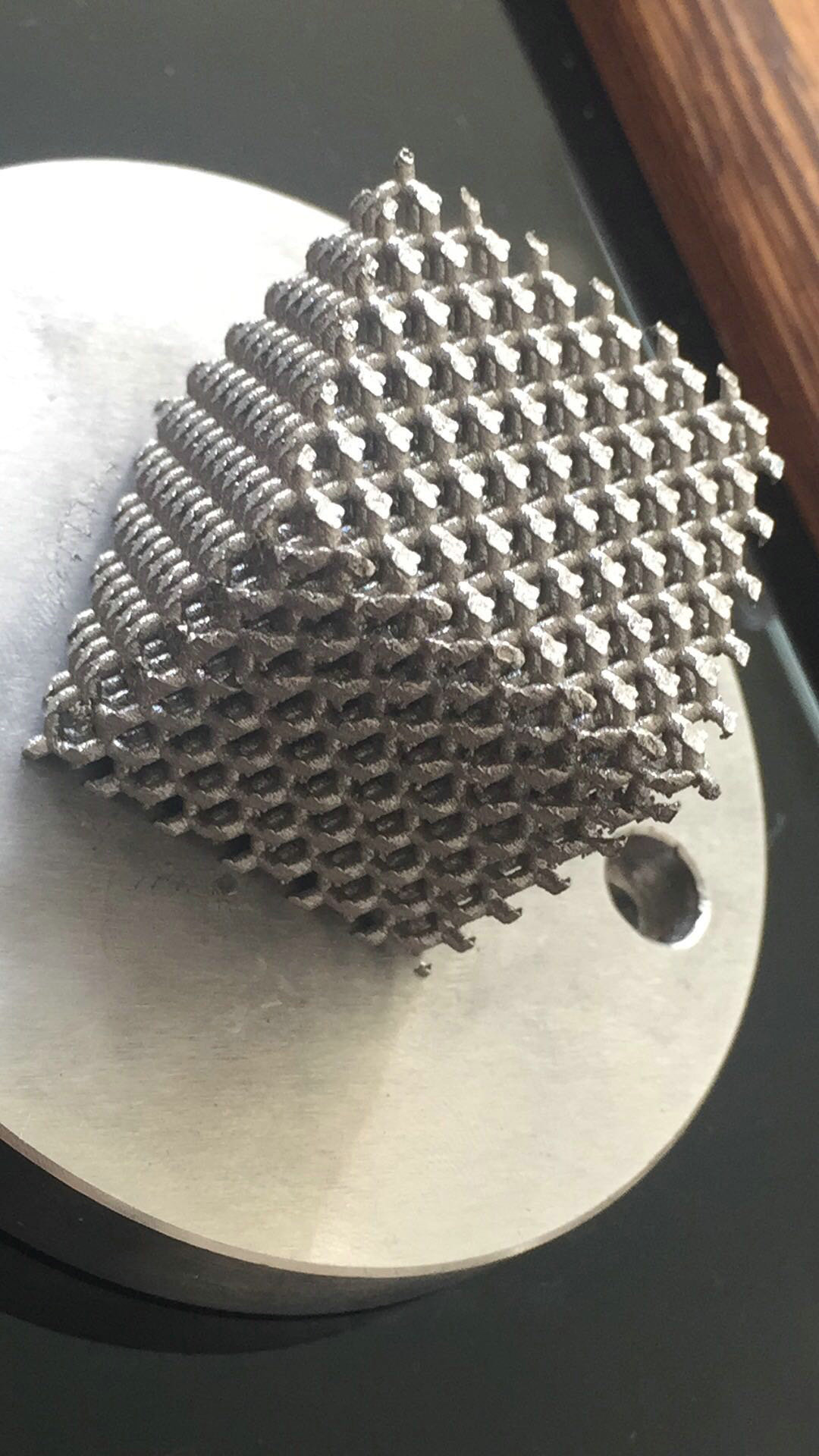 方体金属3D打印产品