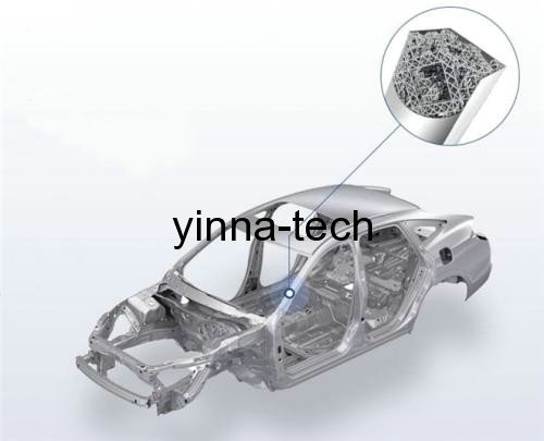 Printing of key components of automobile